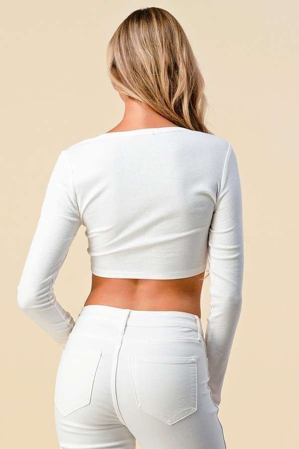 Long Sleeve Crop Top