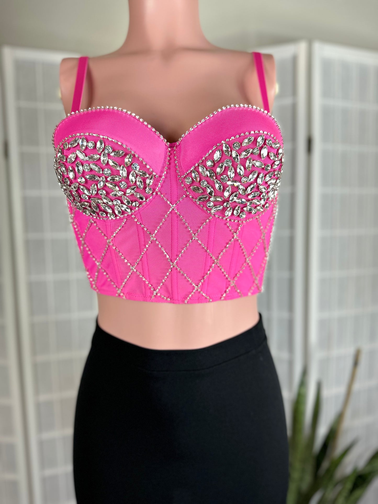 Jewel Rhinestone Bustier