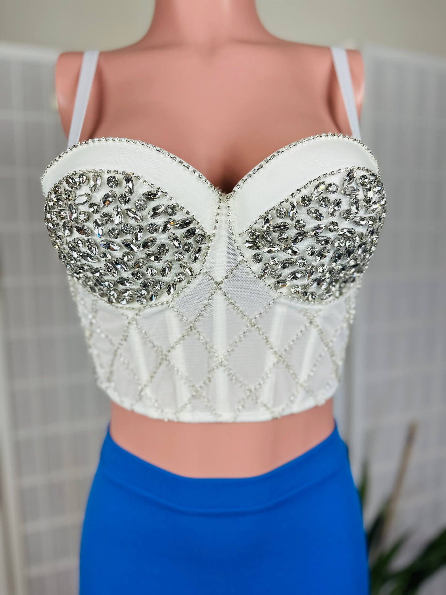 Jewel Rhinestone Bustier